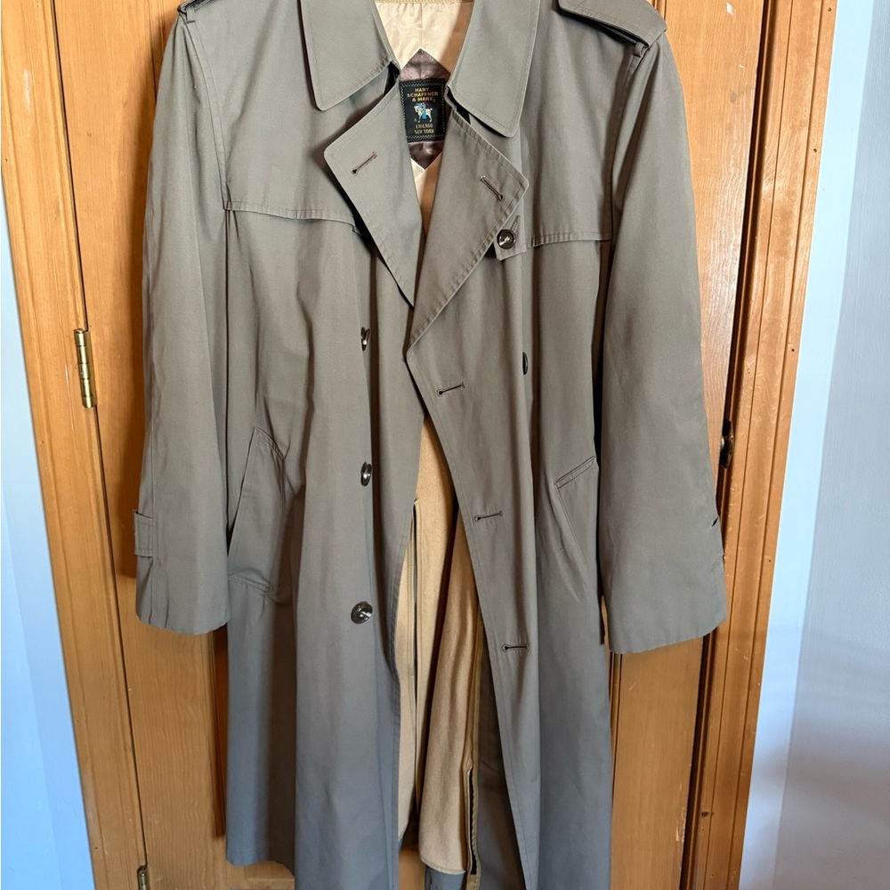 Vintage Hart Schaffner Marx Trench Coat
